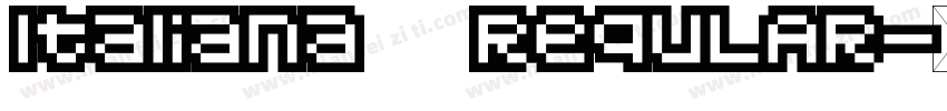 ltaliana   RequLAR字体转换